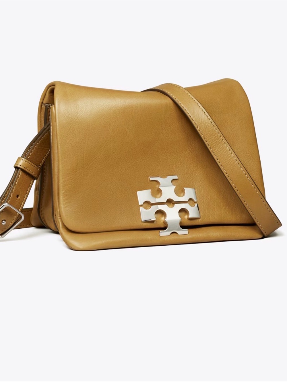 Tory Burch Charlie Runway shoulder bag In Wren Brown